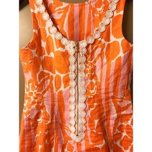 Lilly Pulitzer for Target Dresses - Lilly Pulitzer Orange & Pink Short Sun Dress Lilly Pulitzer for Target Dresses - Lilly Pulitzer Orange & Pink Short Sun Dress